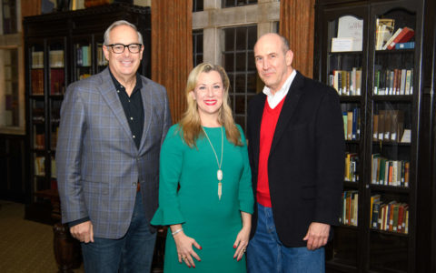 Kendra Horn with Dr. Hockett and Dr. Clancy