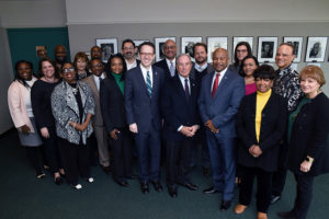 City of Tulsa officials with Mayor Bloomberg and Jeff Van Hanken