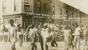 Captured black people from the Tulsa Race Massacre 