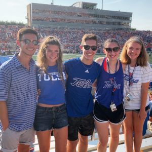 At the OSU vs TU football game