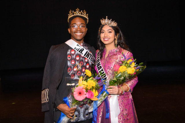 Mr. and Ms. International Brown and Newaz