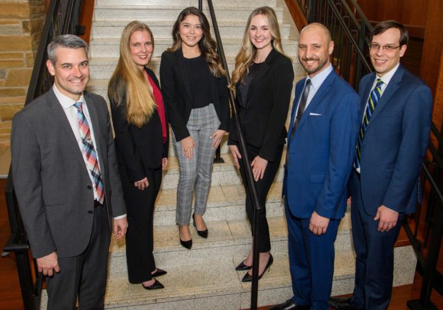 Caleb Beacham, Pansy Moore-Schrier, Valeria Rivera, Ashley Vinson, Brian Deer, and Tim Schaefer