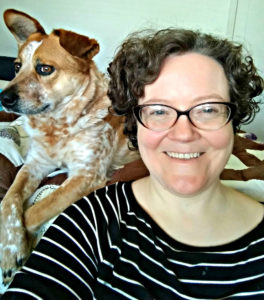 Sara Beam and her dog Roscoe