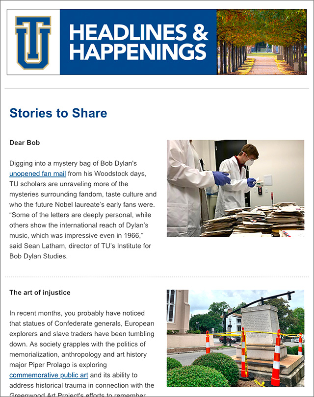 Headlines & Happenings