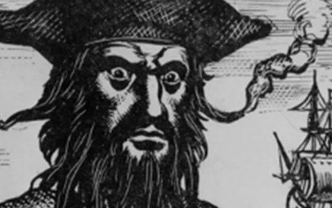 1900s illustration of pirate