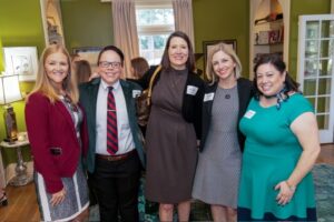 photograph of five women