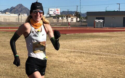 Alumna Camille Herron finds stardom in running universe