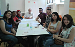 Professor Charles Wood English Class in Turin