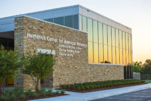 HCAR building sunset