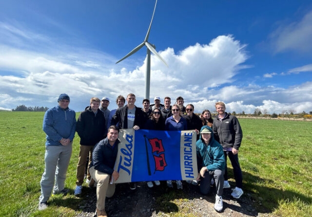 UTulsa students on a study abroad trip