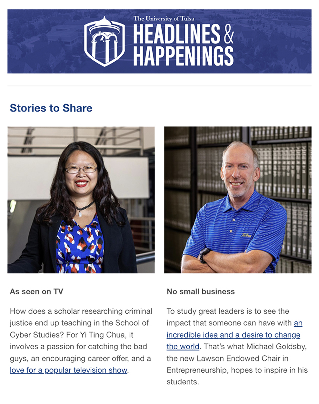 Headlines & Happenings