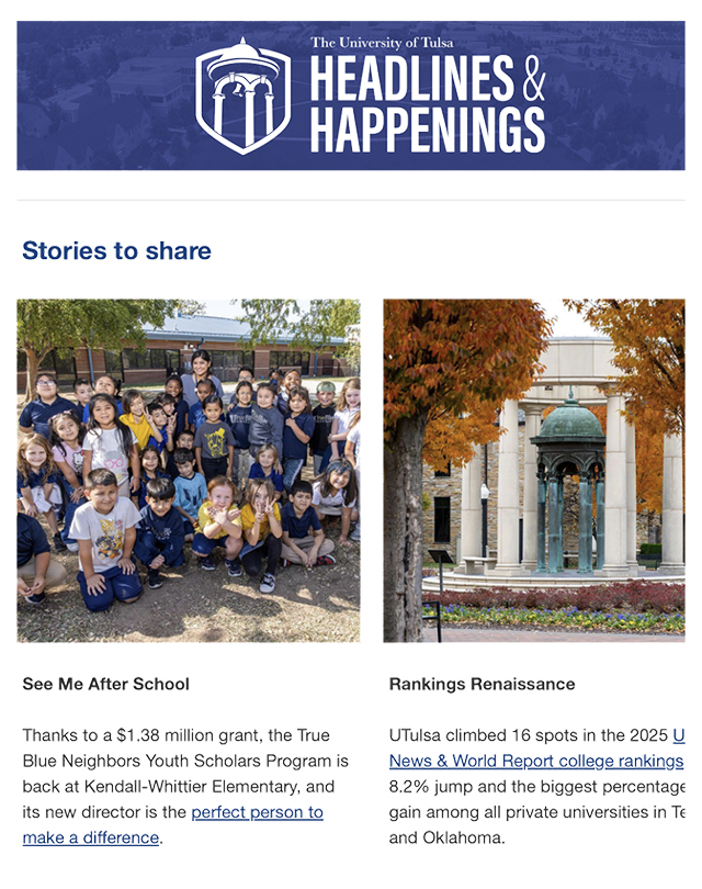 Headlines & Happenings