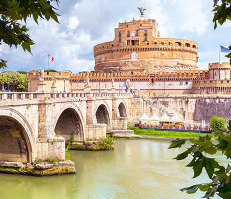 A photograph from Rome