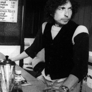 Archival photo of Bob Dylan