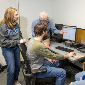 Photograph of UTulsa I-O psychology students and faculty