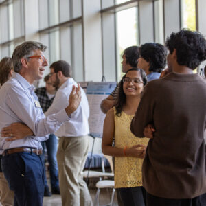 Photograph of UTulsa students at a TURC presentation