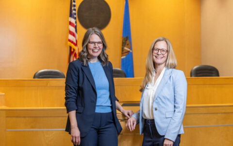 UTulsa Law students in courtroom