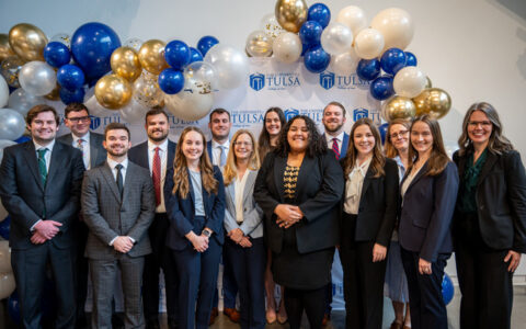 Tulsa Law Review 2026 students and faculty at symposium
