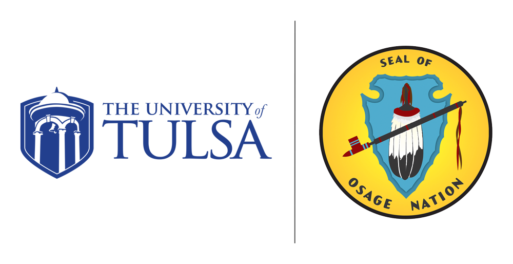 University of Tulsa and Osage Nation logos, representing their partnership