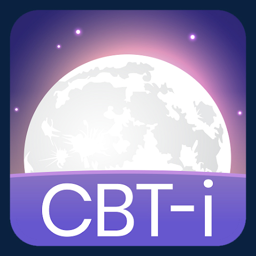 CBT-i mobile app icon with moon and stars