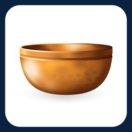 Bronze singing bowl, Insight Timer app logo