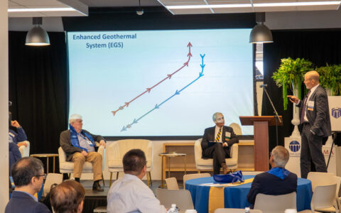 NAE conference presentation on Enhanced Geothermal Systems (EGS) in Tulsa.