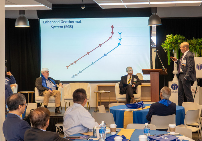 NAE conference presentation on Enhanced Geothermal Systems (EGS) in Tulsa.