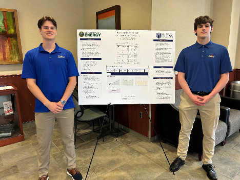 IEEE ORSS 2026: Two students with research poster