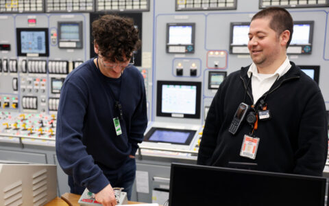 Nuclear power plant control room