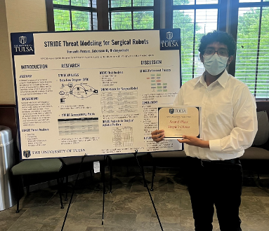 Student presents IEEE ORSS 2026 research poster