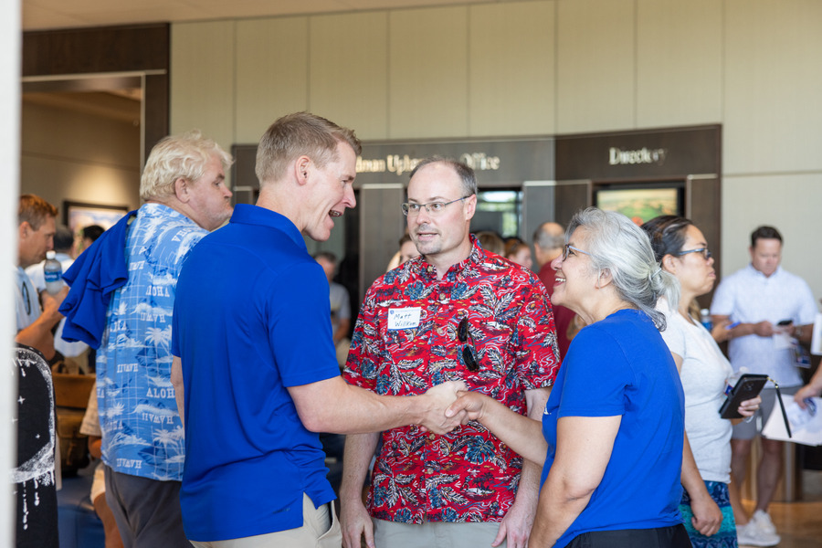 Parents attend new parent orientation