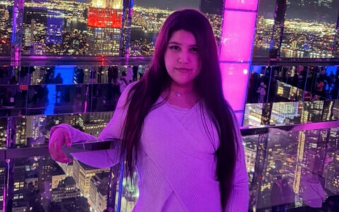 Grace Deyoe NYC with city view