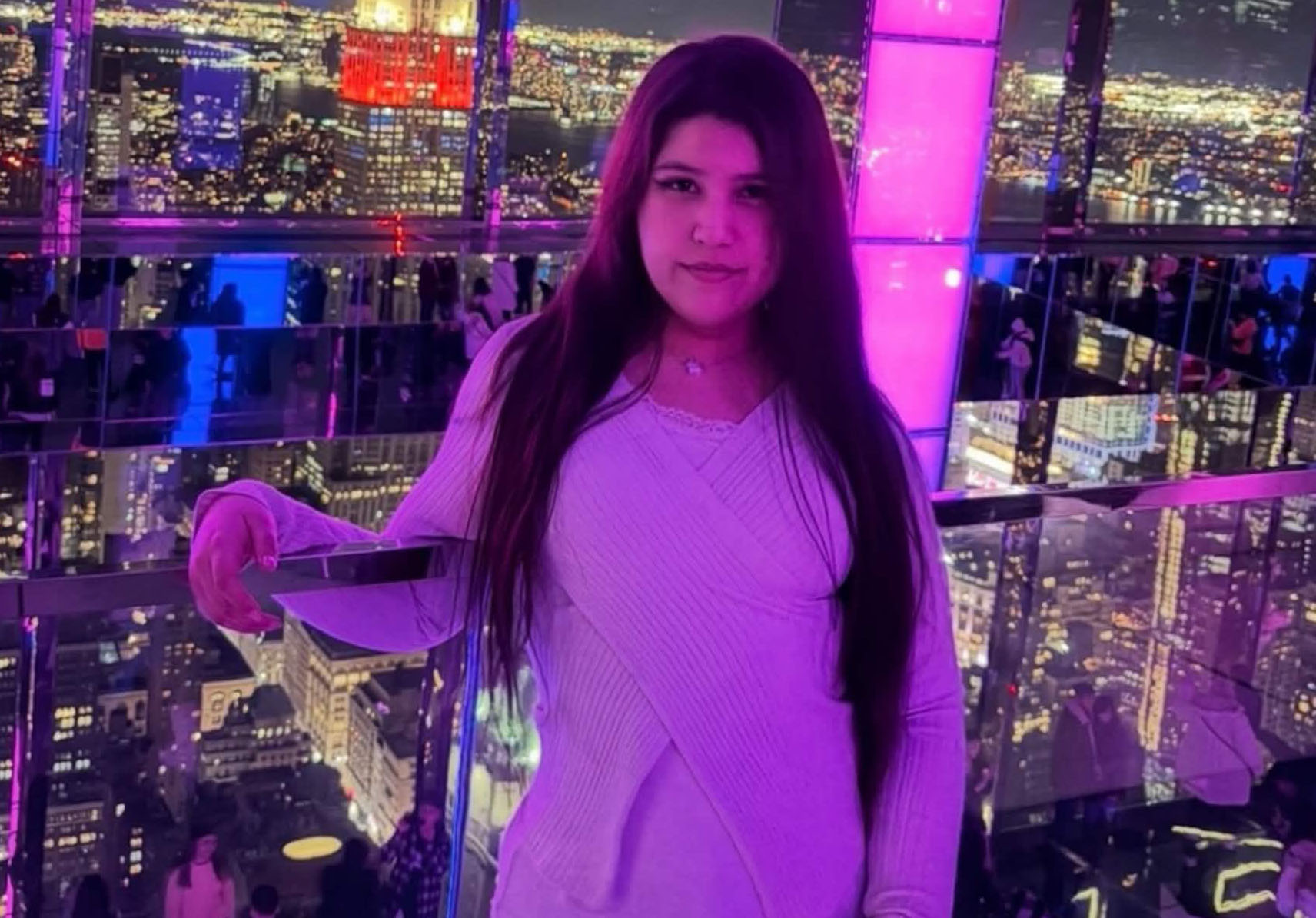Grace Deyoe NYC with city view