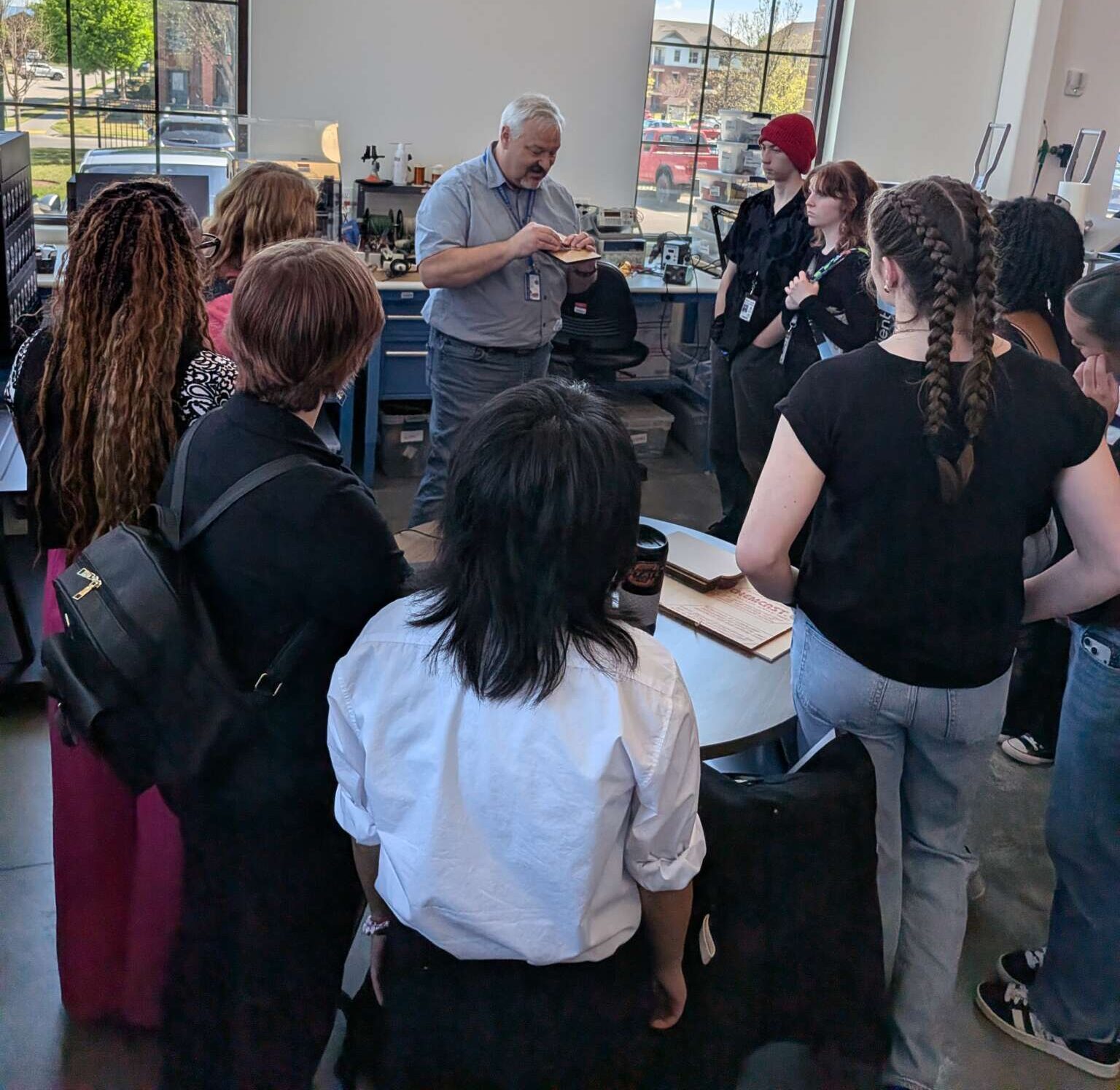 Students at Tulsa Innovation Hub