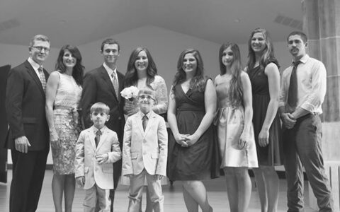 McGouran siblings in formal attire