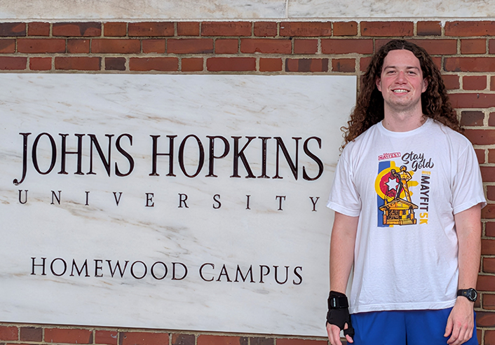 Student at Johns Hopkins Homewood Campus