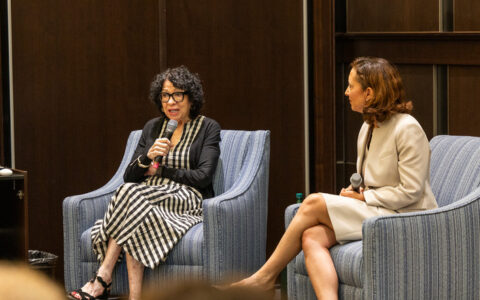 Sonia Sotomayor speaks to audience