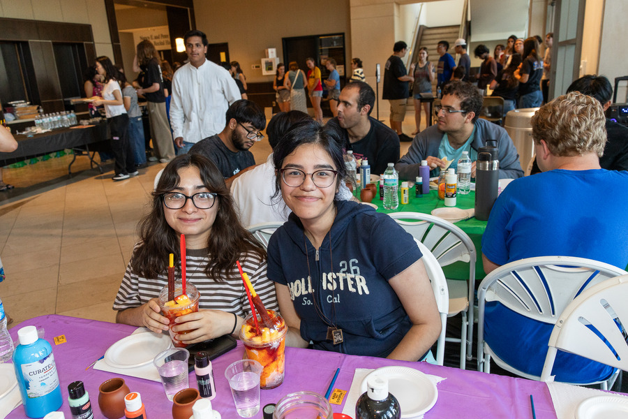 Two young women at Festival de las Flores