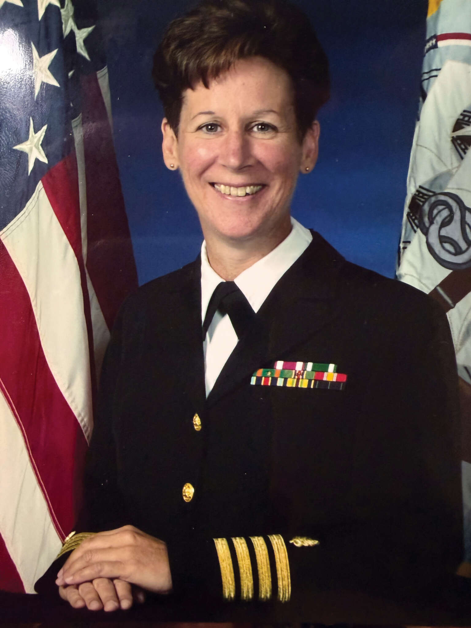 Capt. Beasley in Navy uniform