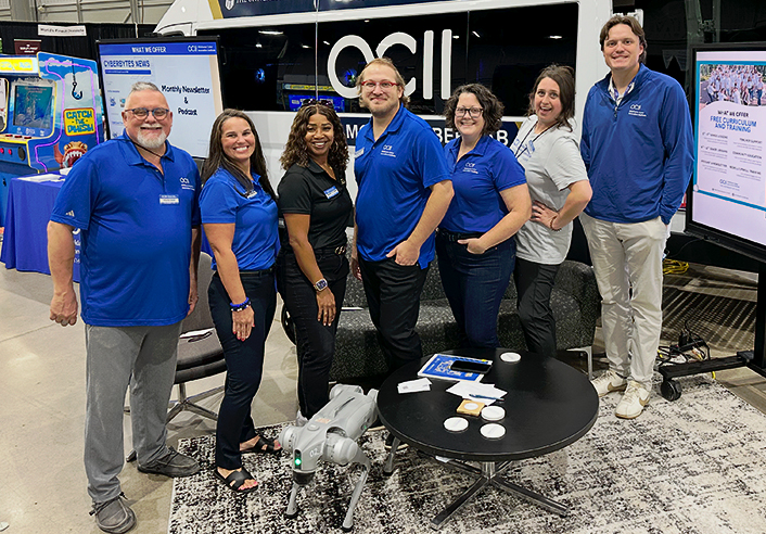 Oklahoma Cyber Innovation Institute team at event